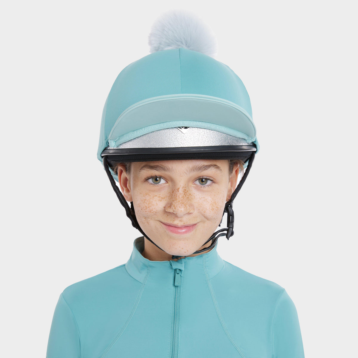 Pom Hat Silk Lagoon/Aqua