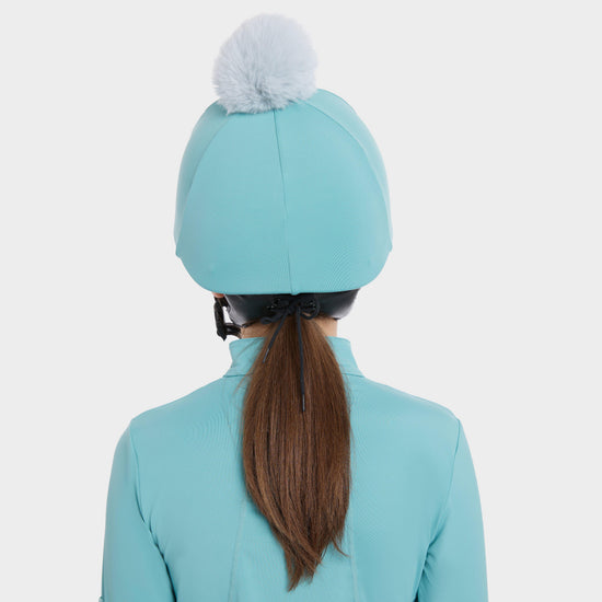 Pom Hat Silk Lagoon/Aqua