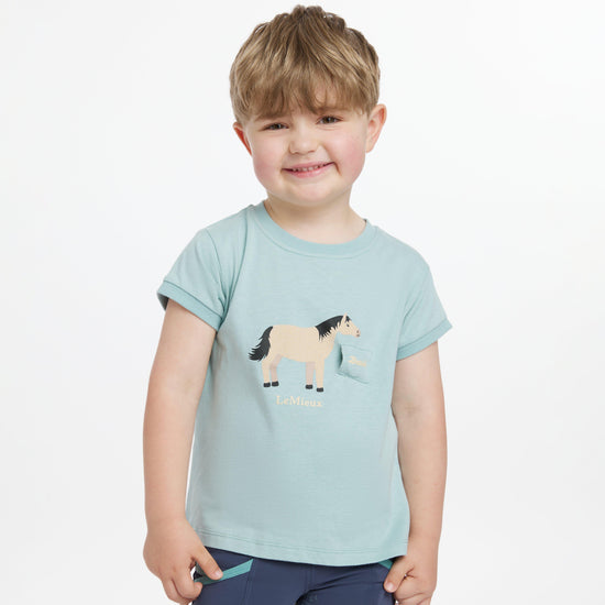 Mini Alex Tee Aqua
