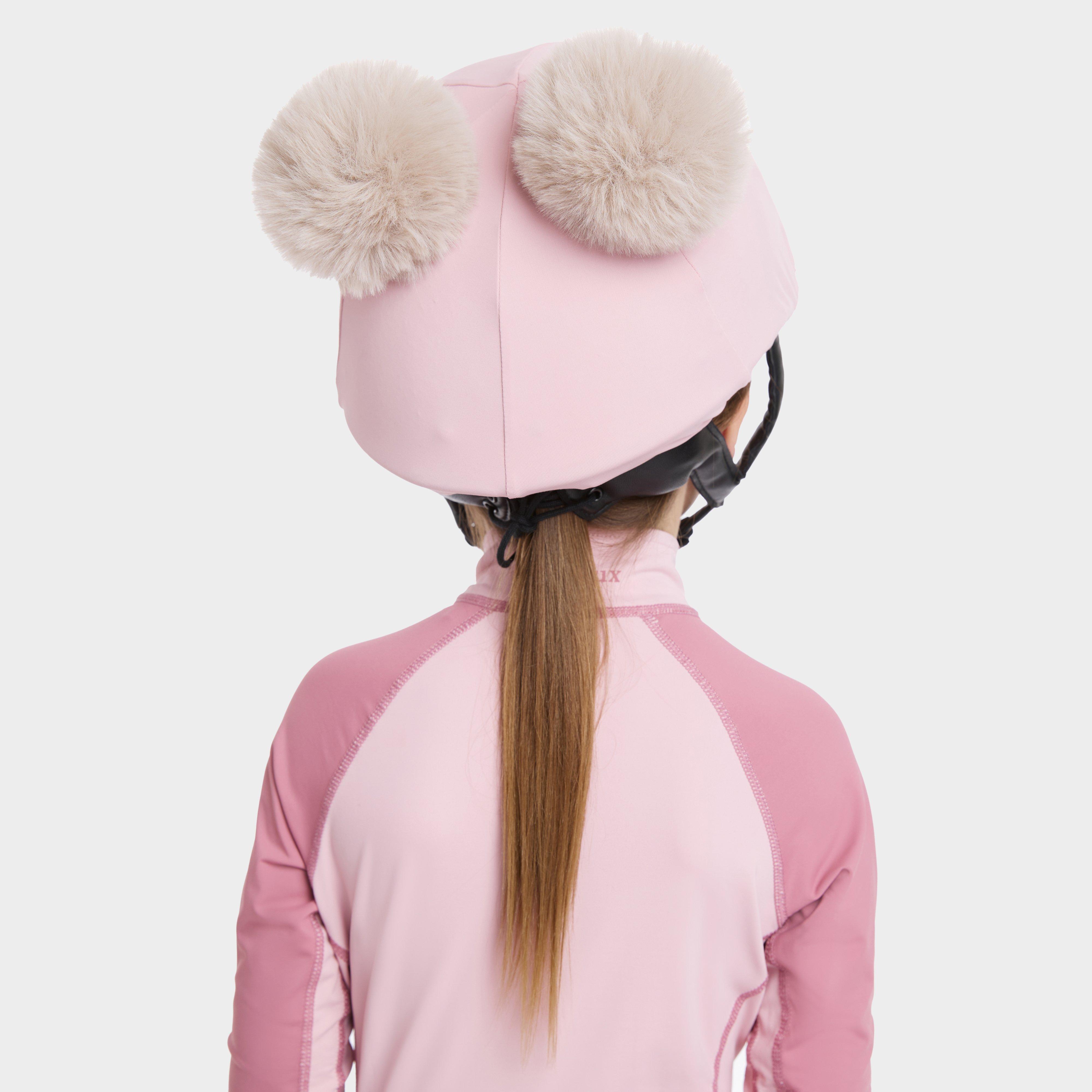 Mini Double Pom Hat Silk Blossom