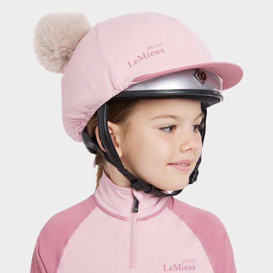 Mini Double Pom Hat Silk Blossom