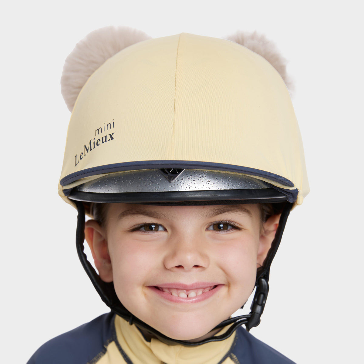 Mini Double Pom Hat Silk Mimosa