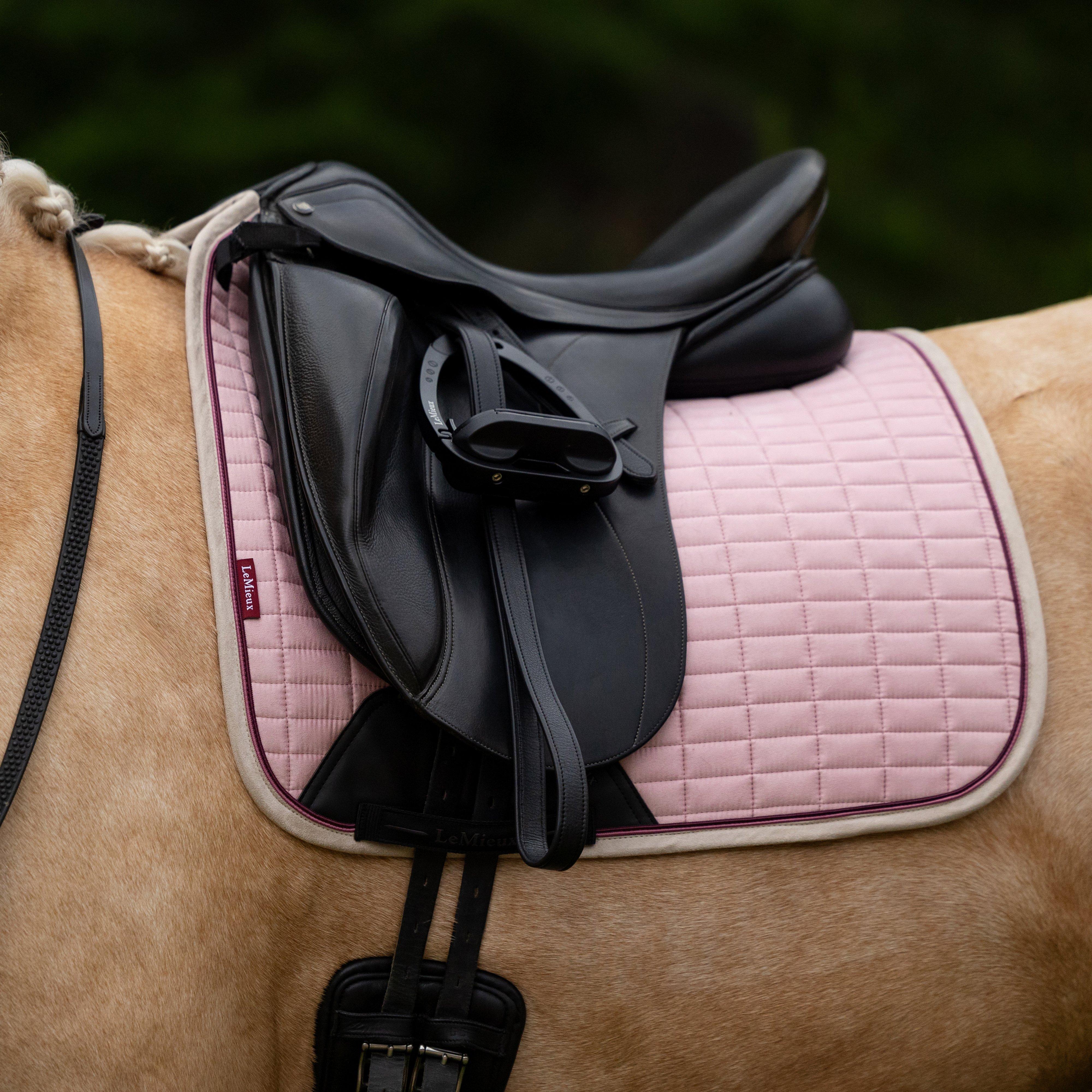 Suede Dressage Saddle Pad Blossom