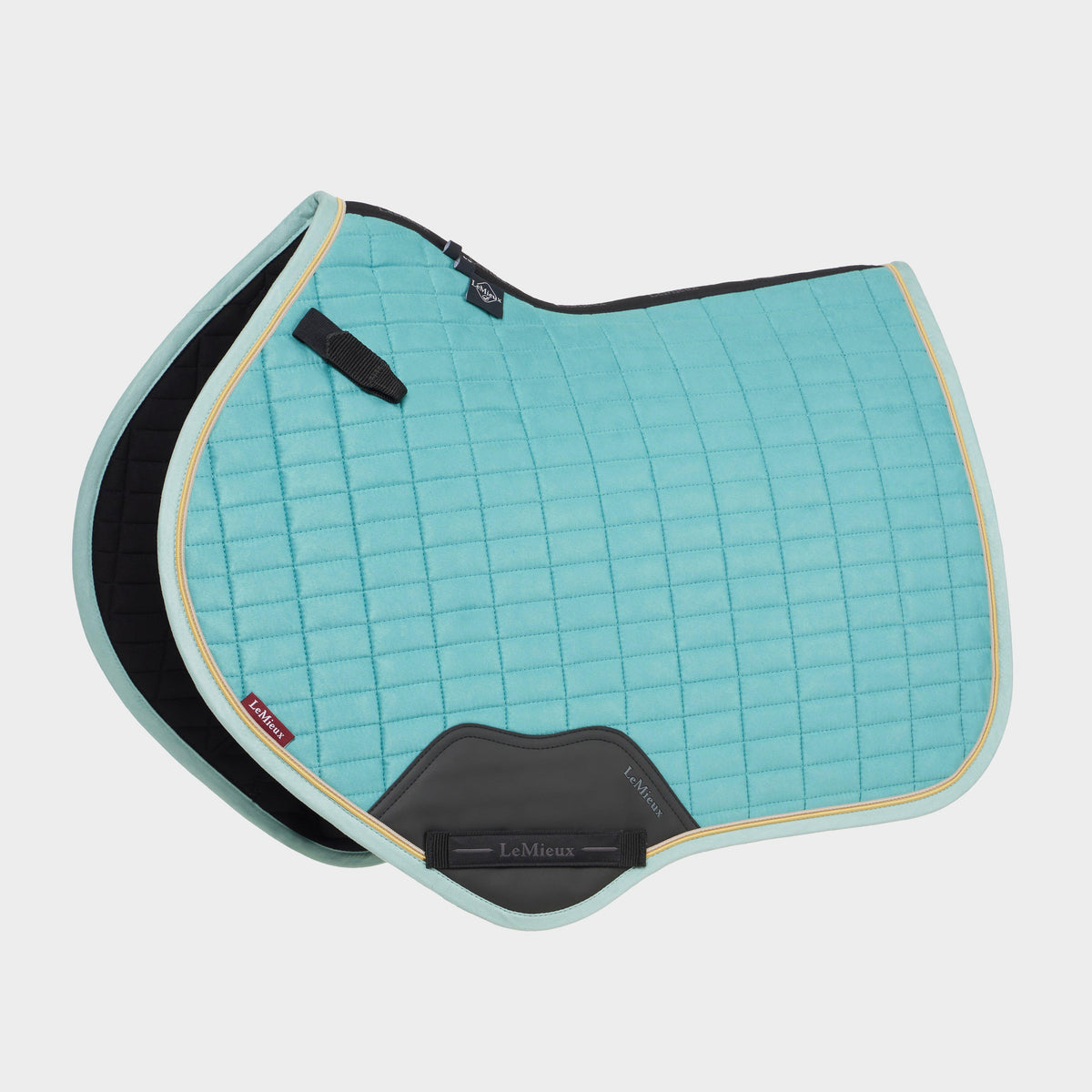 Suede Close Contact Saddle Pad Lagoon
