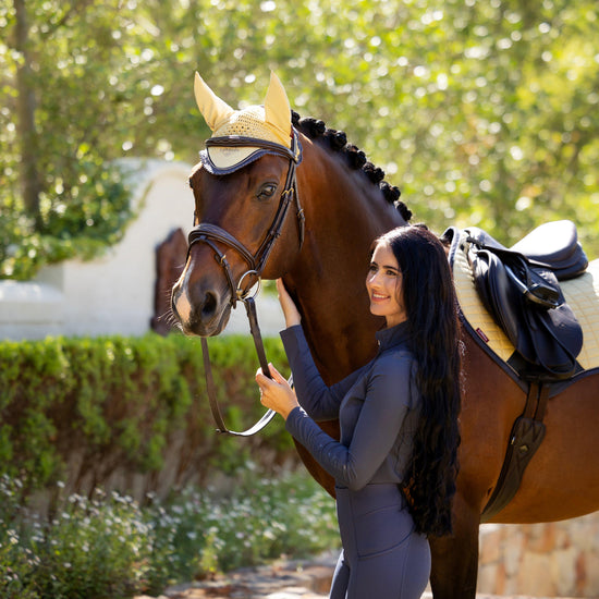 Suede Close Contact Saddle Pad Mimosa