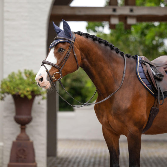 Loire Classic Close Contact Saddle Pad Dusk Blue