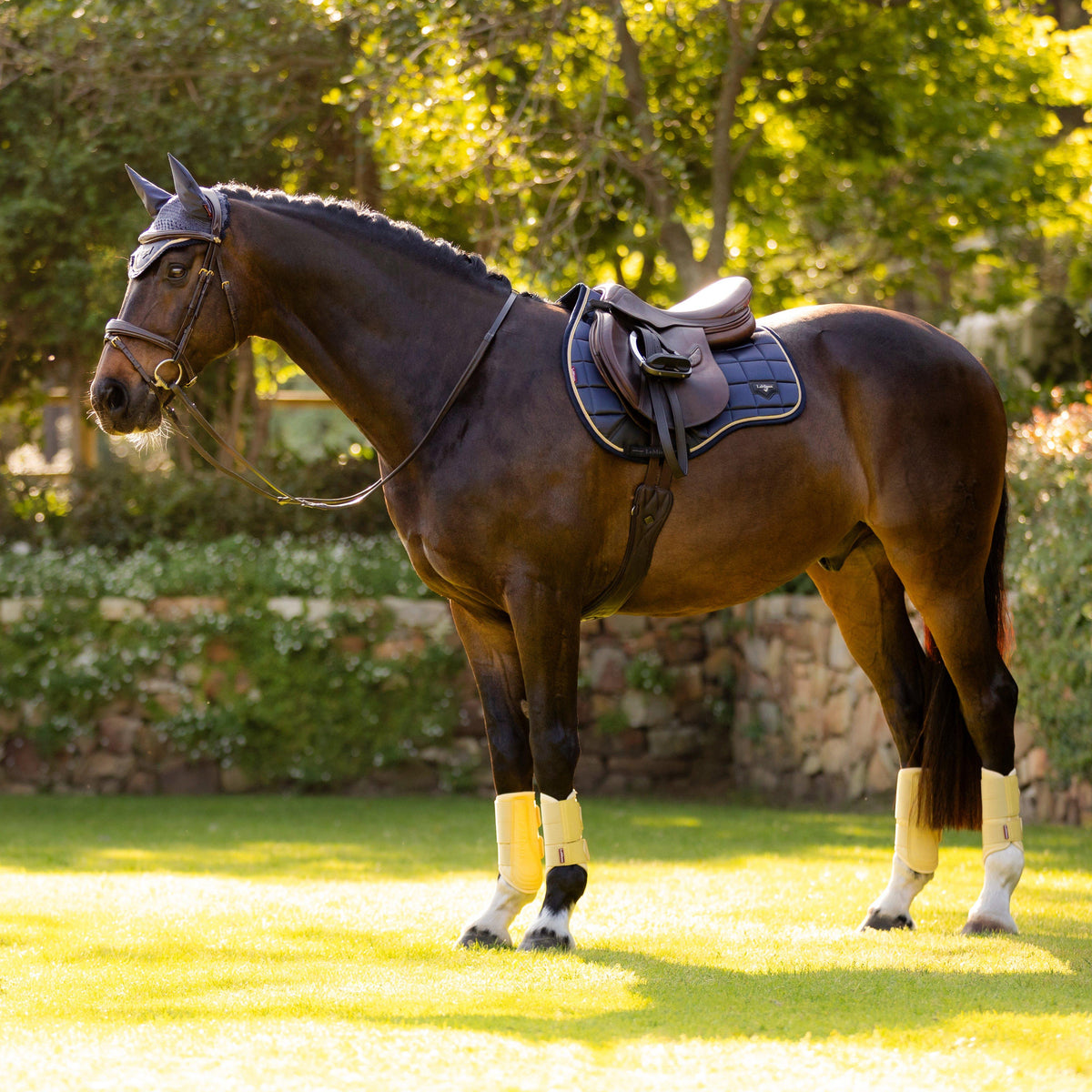 Loire Classic GP Saddle Pad Dusk Blue