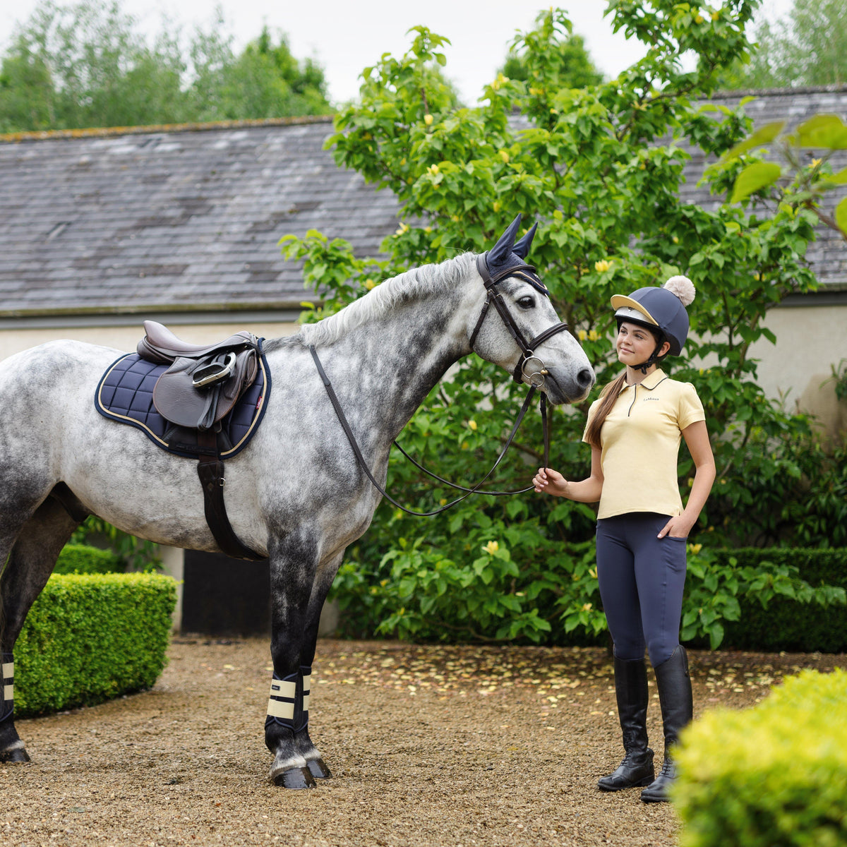 Loire Classic GP Saddle Pad Dusk Blue