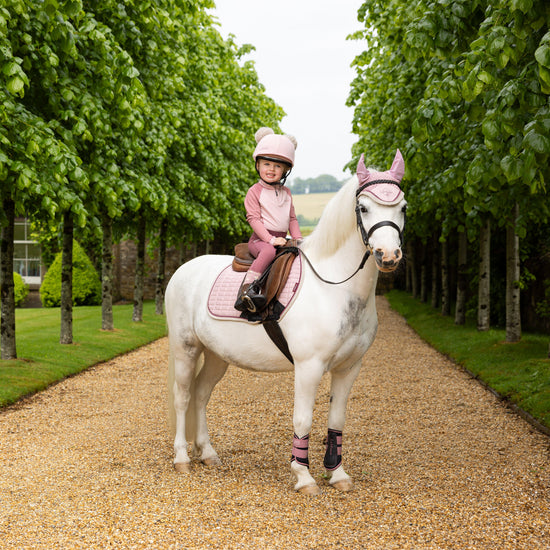 Mini Suede Close Contact Saddle Pad Blossom
