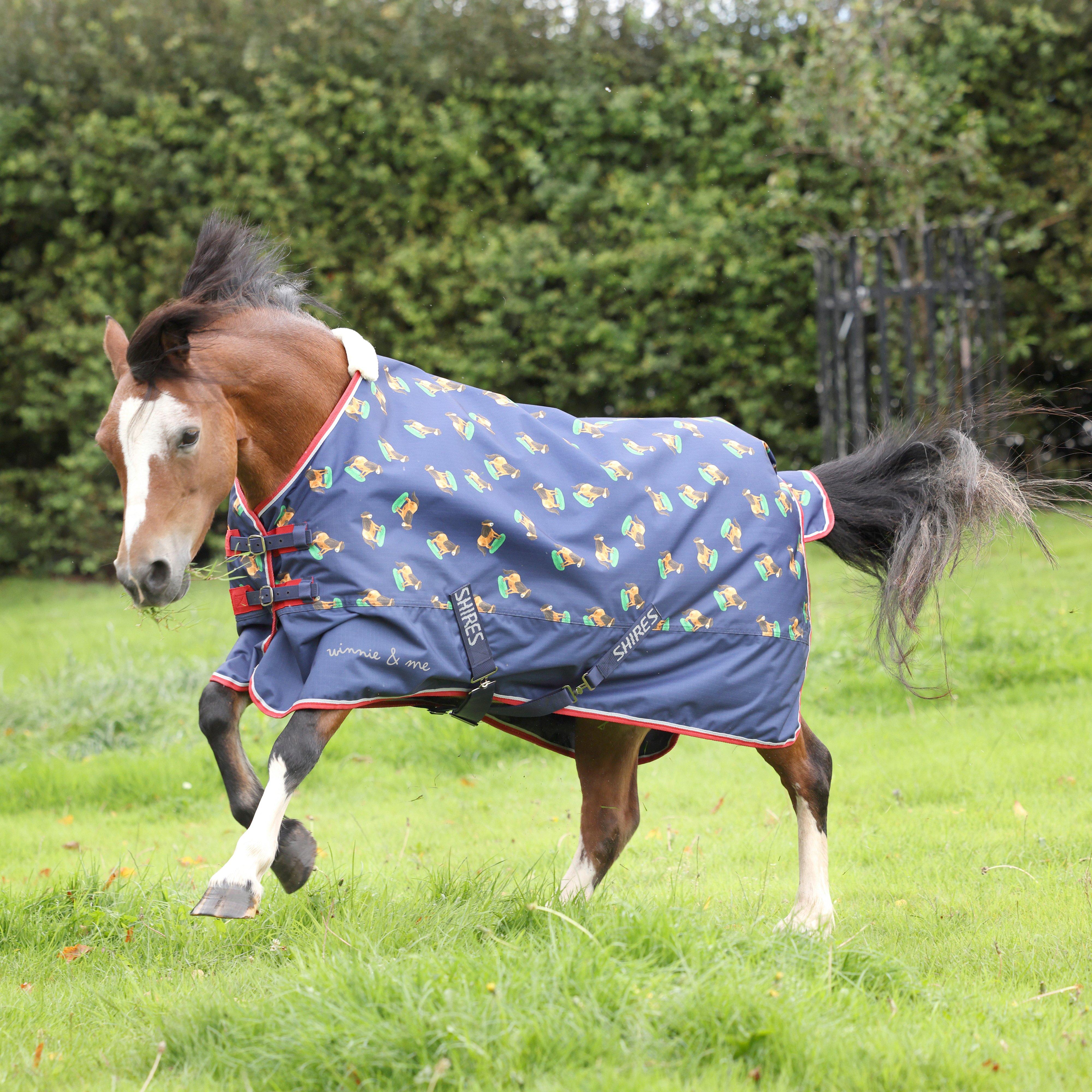Winnie & Me Lite Turnout Rug Navy