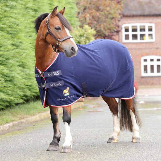 Winnie & Me Fleece Rug Navy