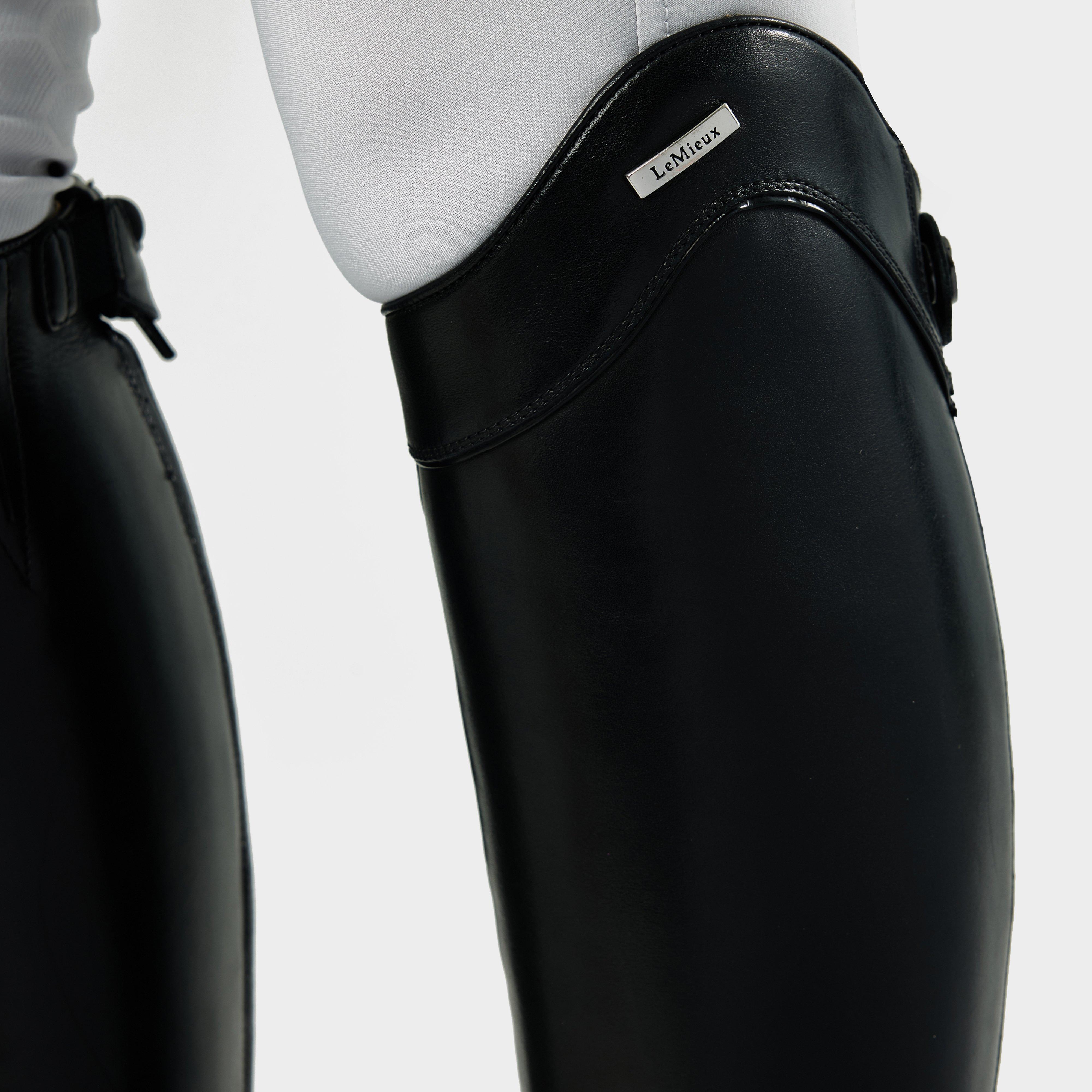Womens Field Riding Boots Long Black