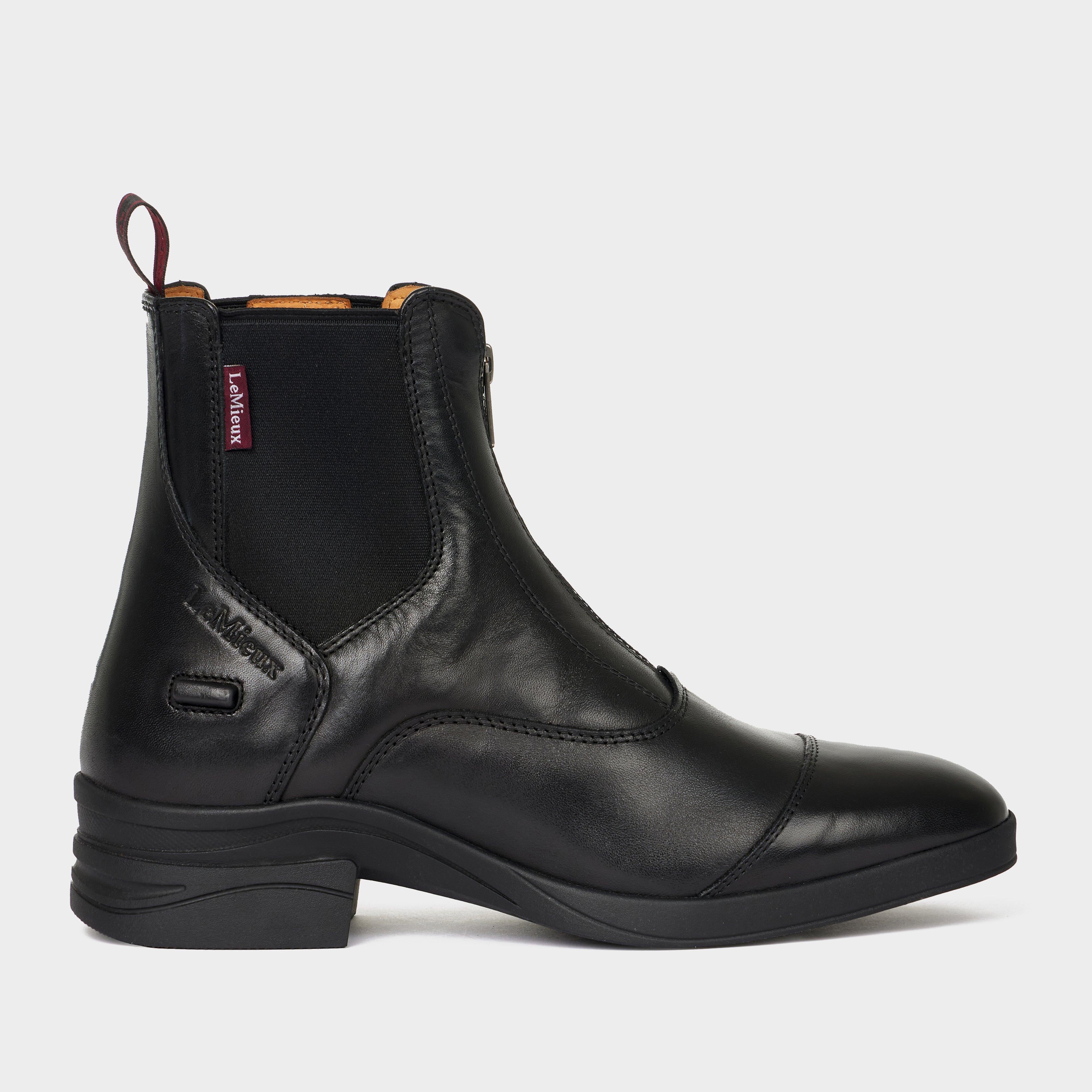Womens Zip Paddock Boots Black