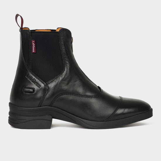 Womens Zip Paddock Boots Black