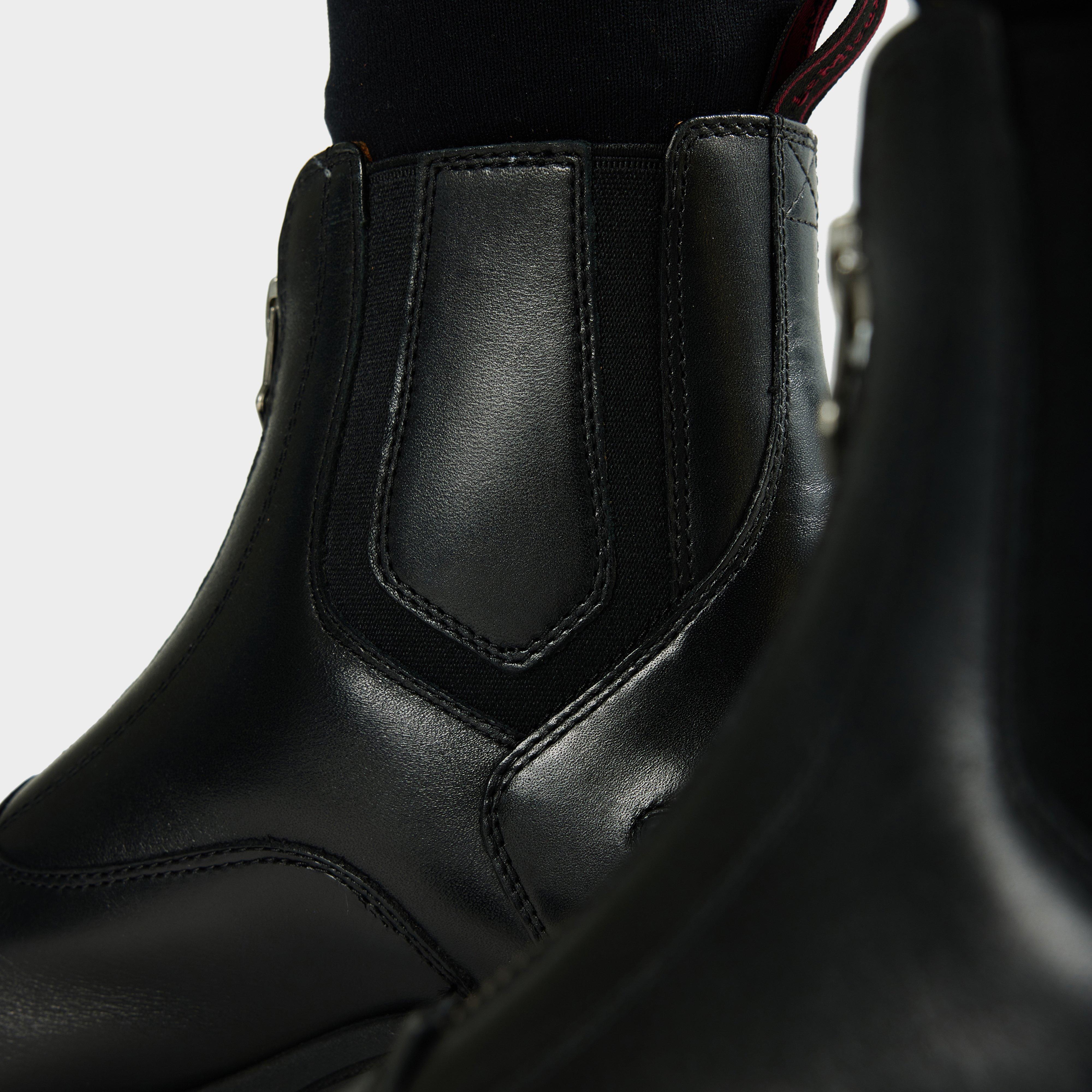 Womens Zip Paddock Boots Black