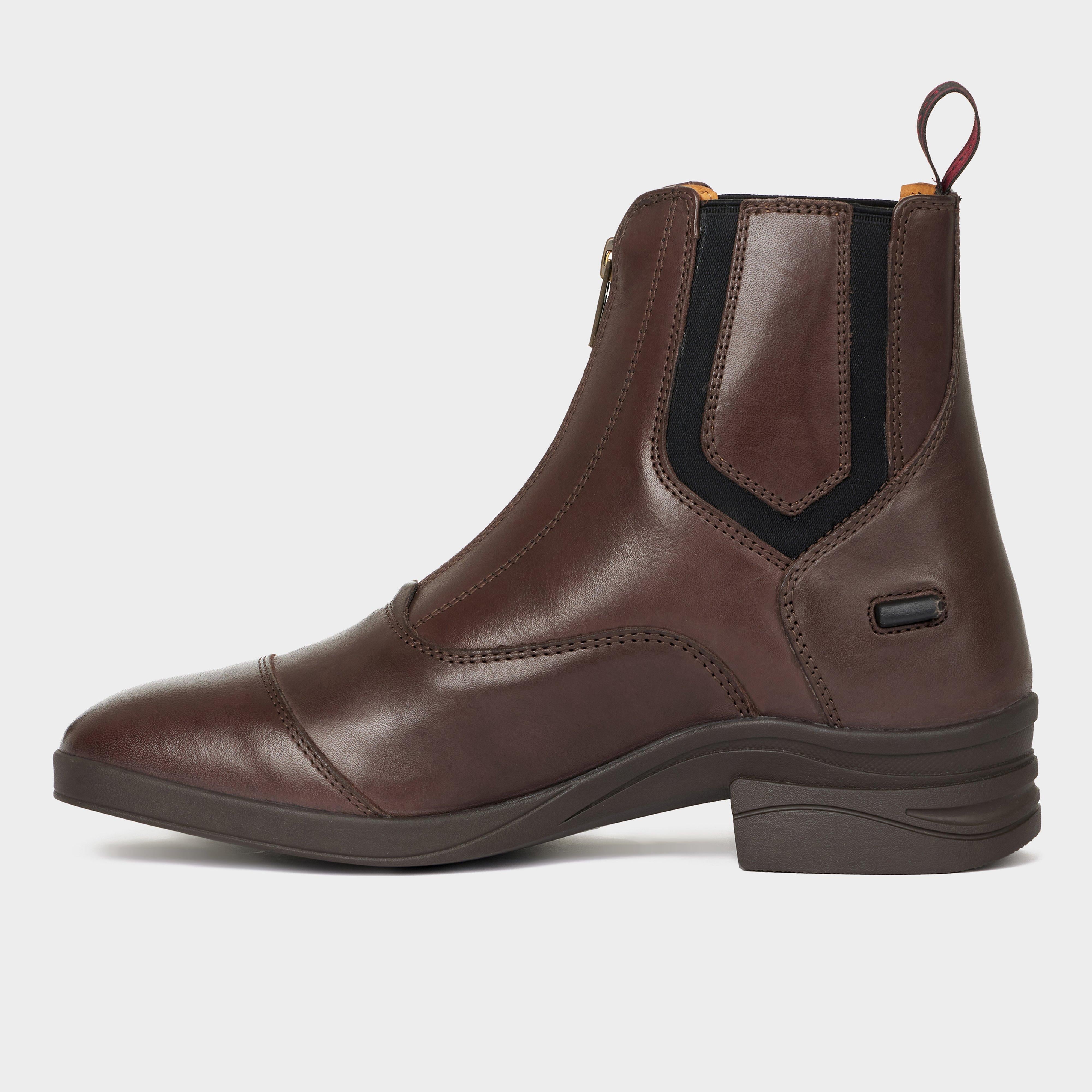 Womens Zip Paddock Boots Brown