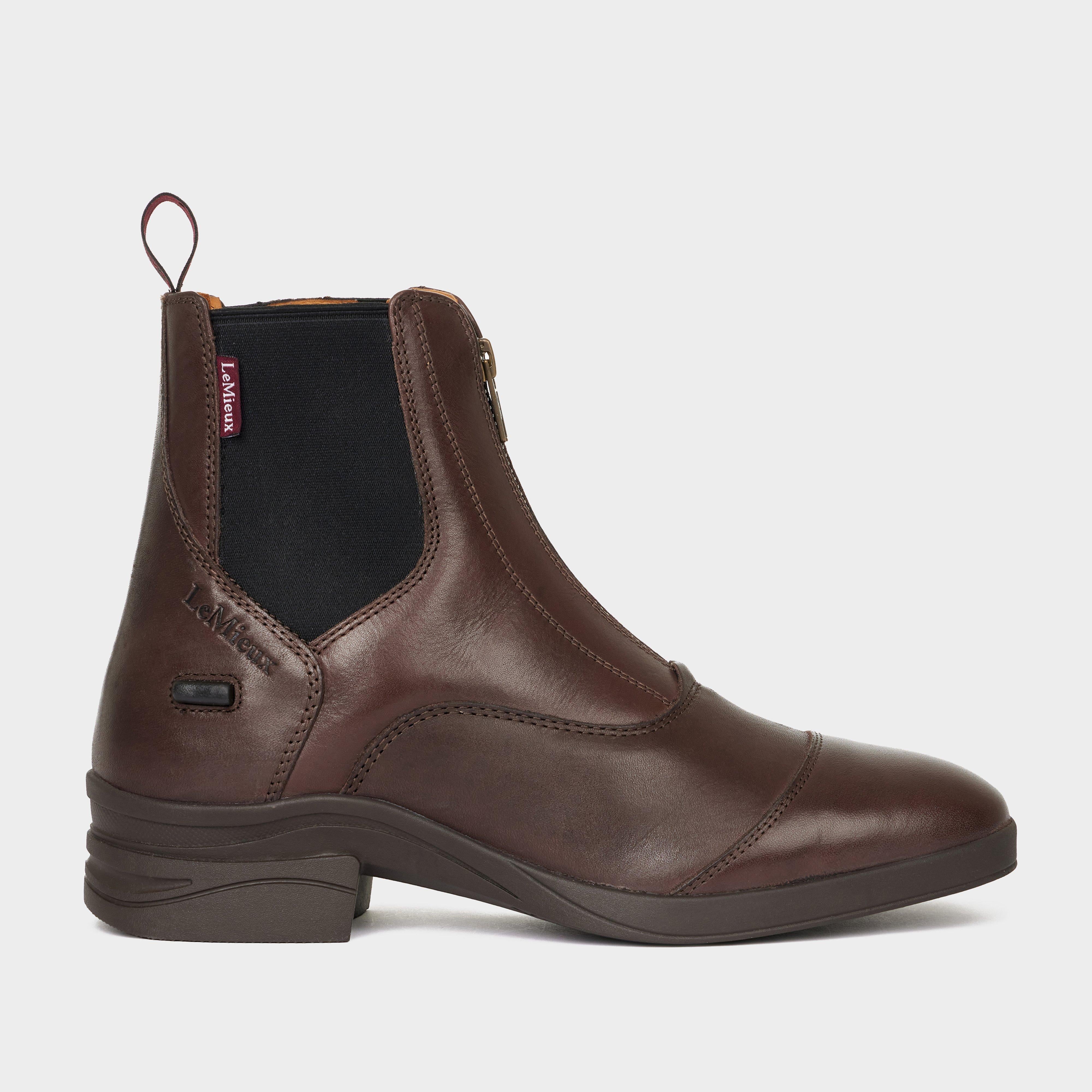 Womens Zip Paddock Boots Brown