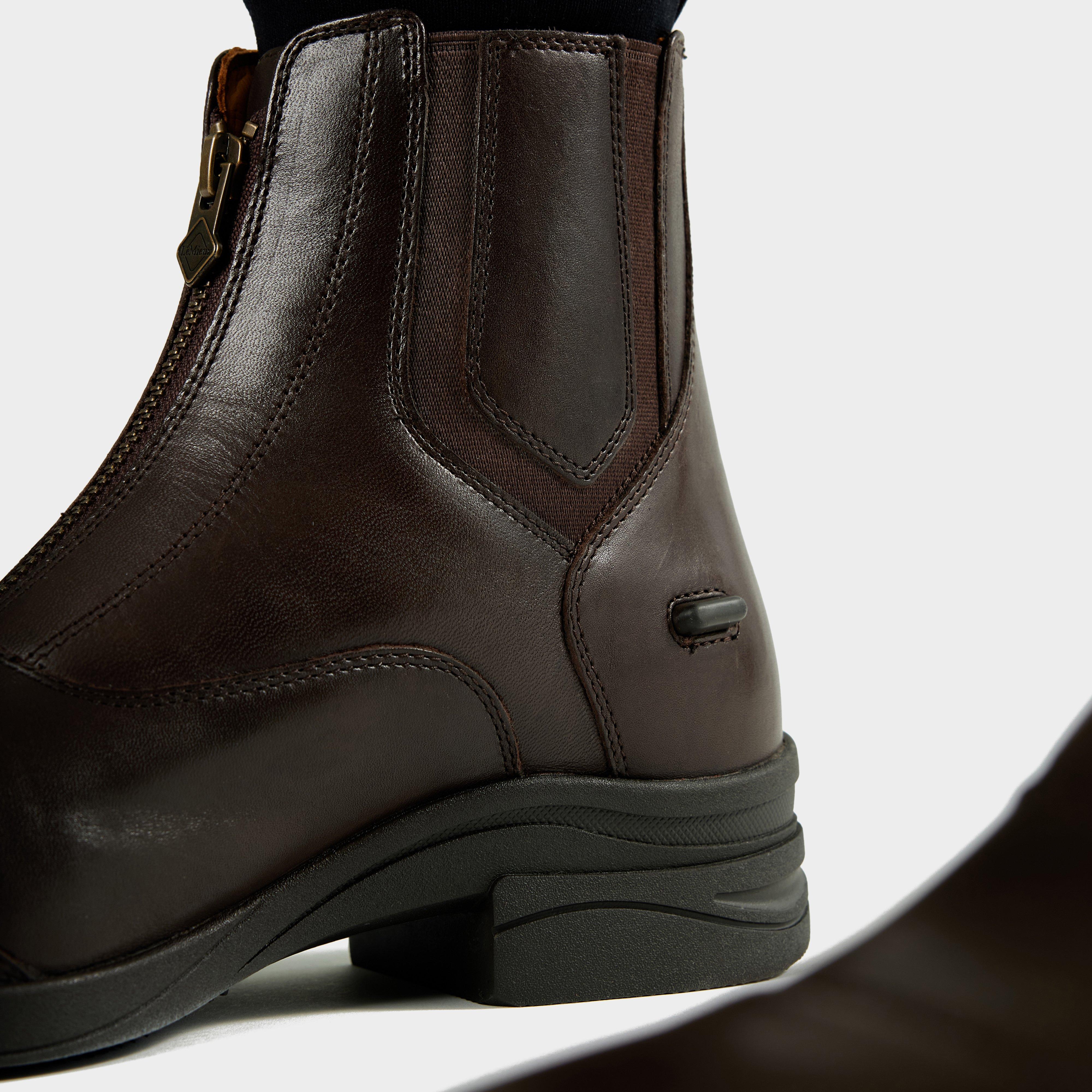 Womens Zip Paddock Boots Brown