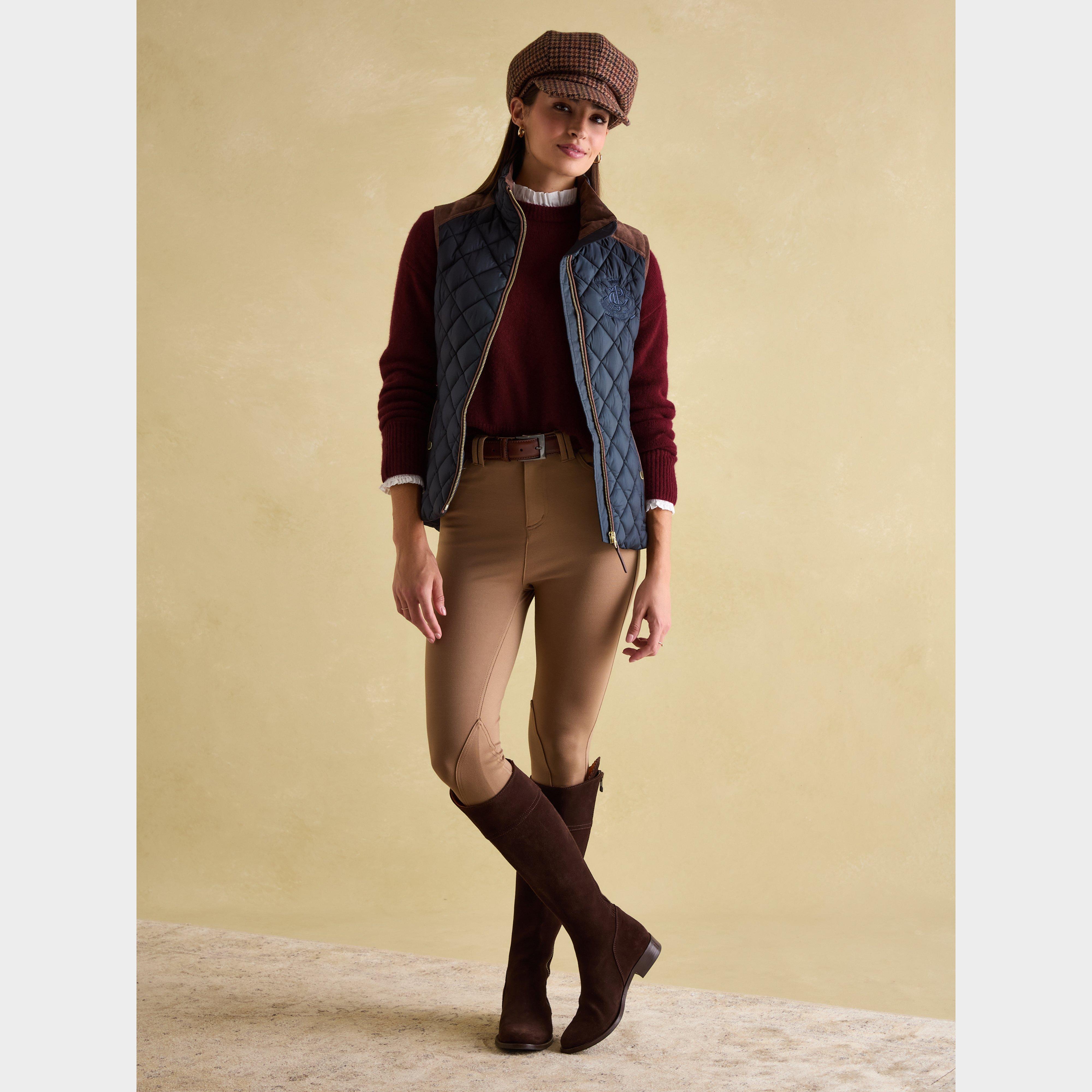 Womens Braemar Luxe Gilet Navy