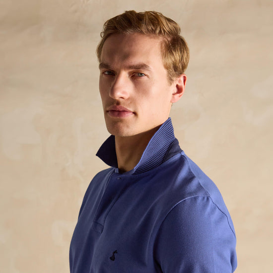 Mens Woody Polo Shirt Deep Blue