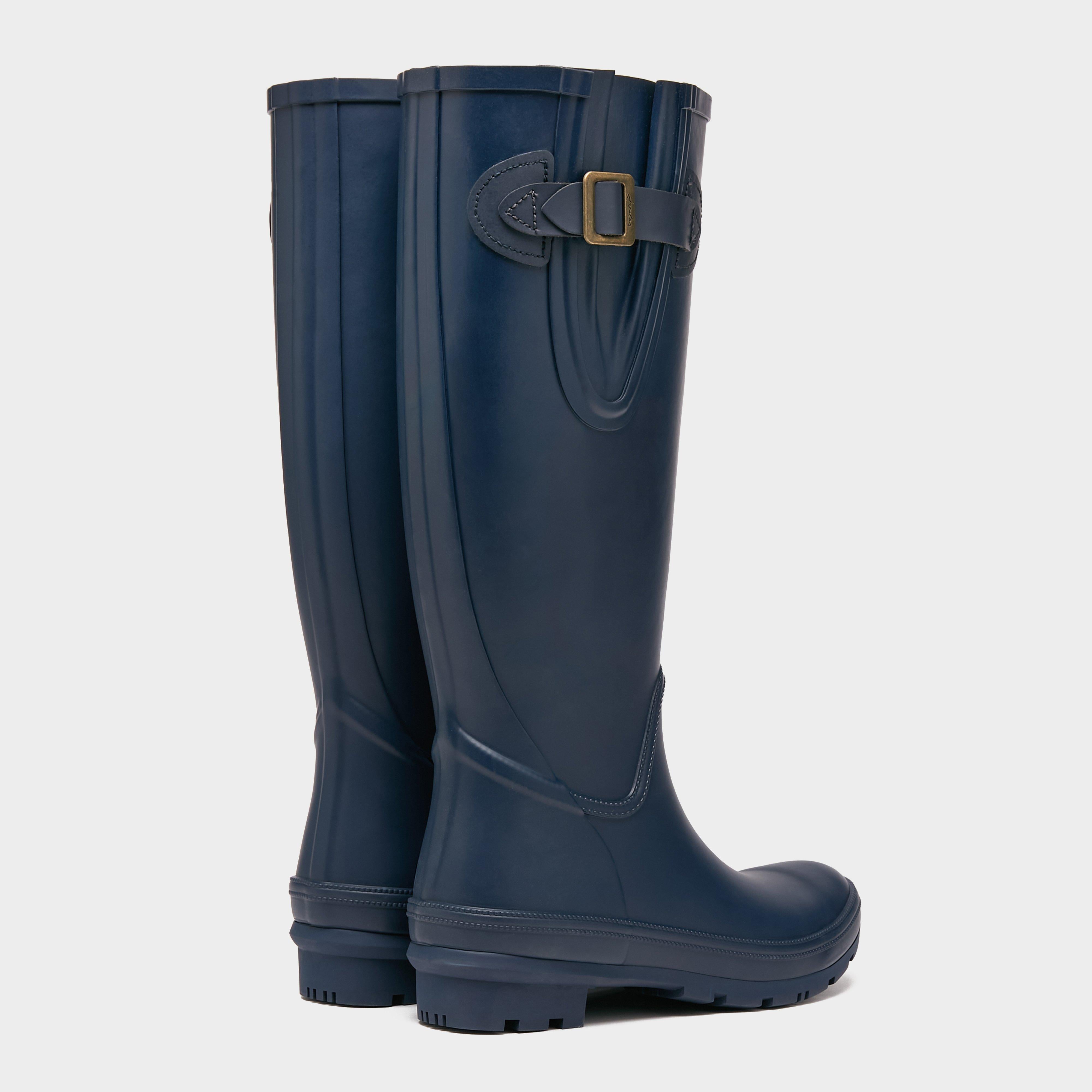 Womens Houghton Adjustable Tall Wellies Navy