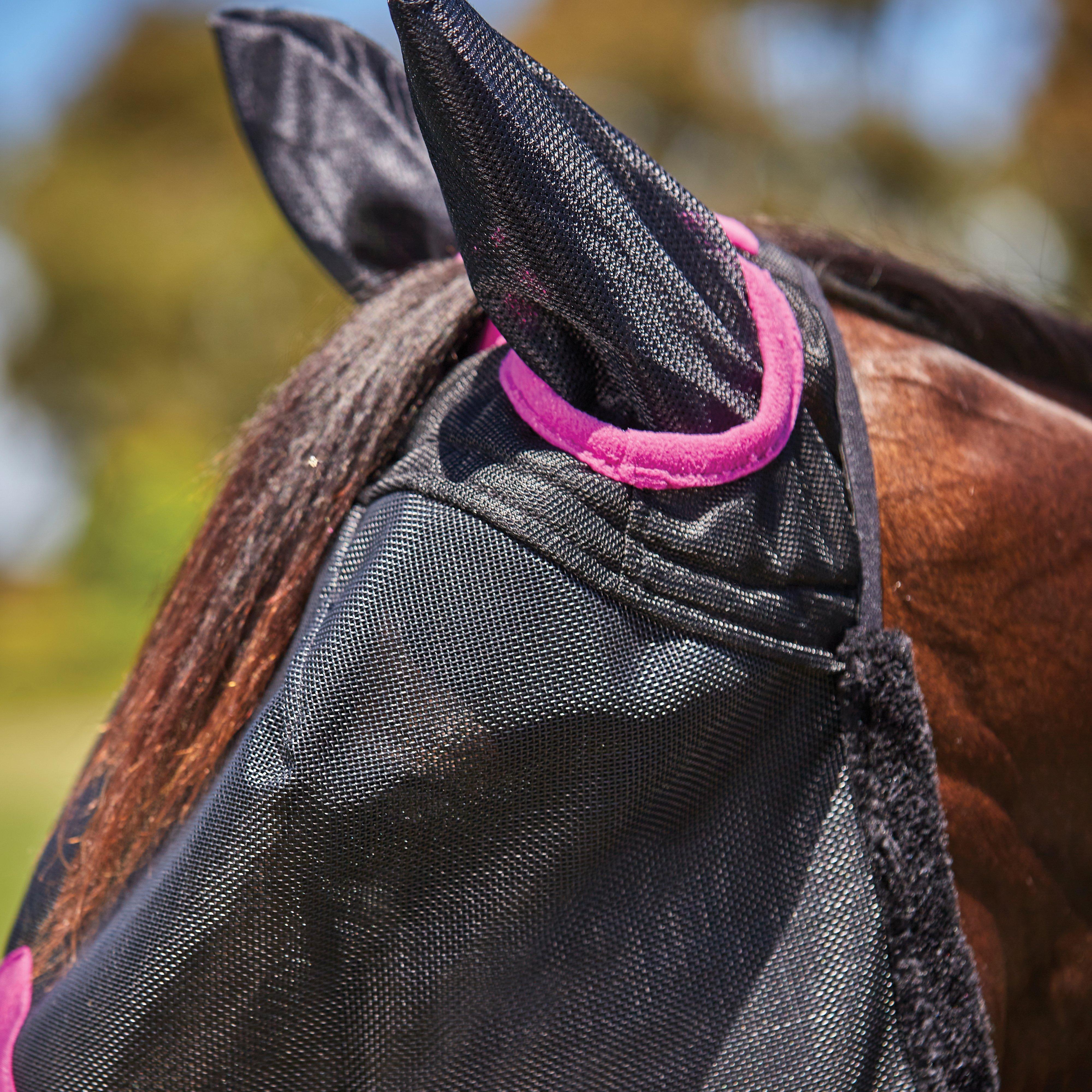 ComFiTec Deluxe Durable Mesh Mask With Ears Black/Purple