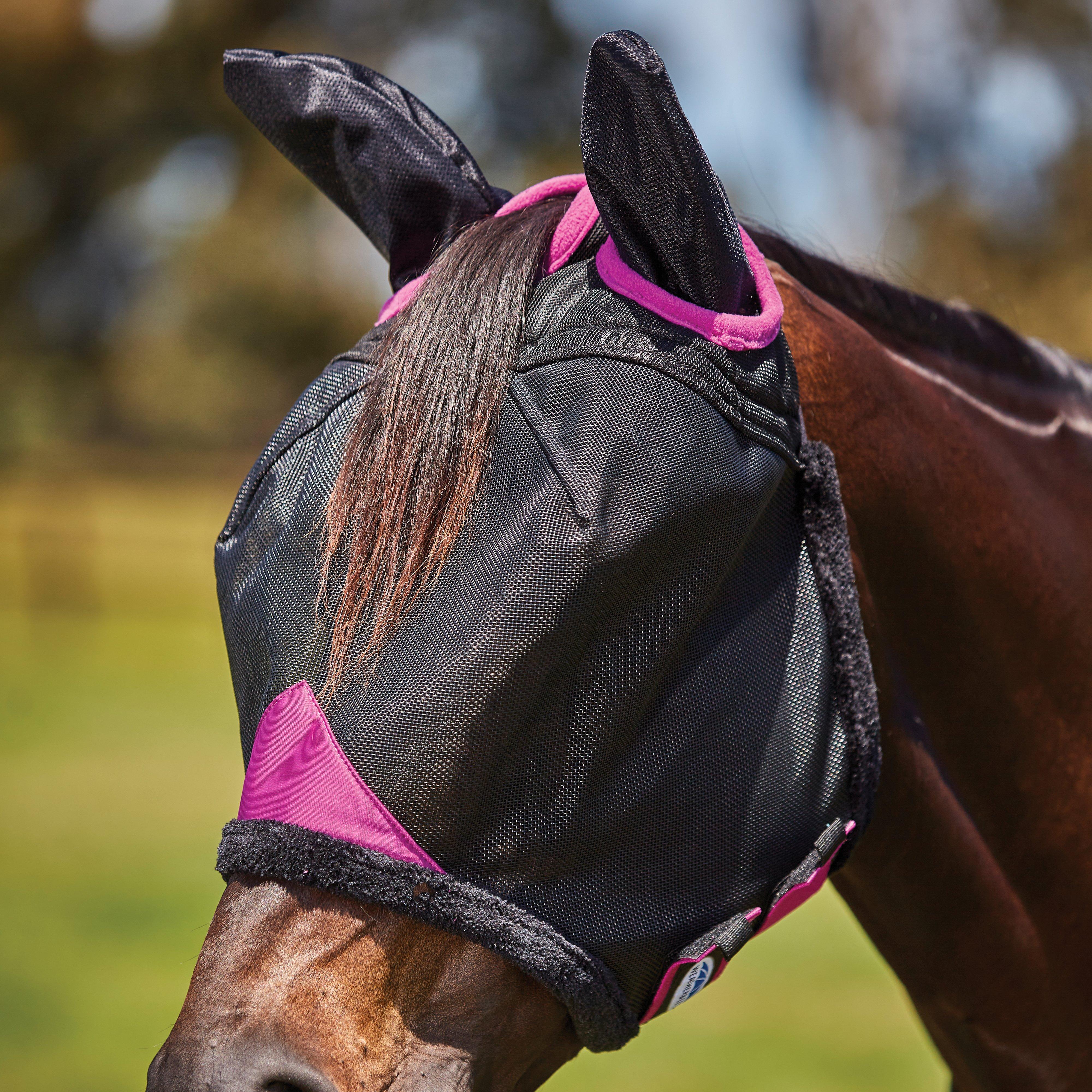 ComFiTec Deluxe Durable Mesh Mask With Ears Black/Purple