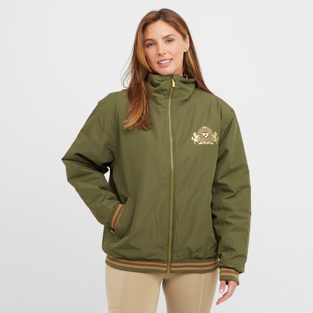 Womens Team Blouson Moss