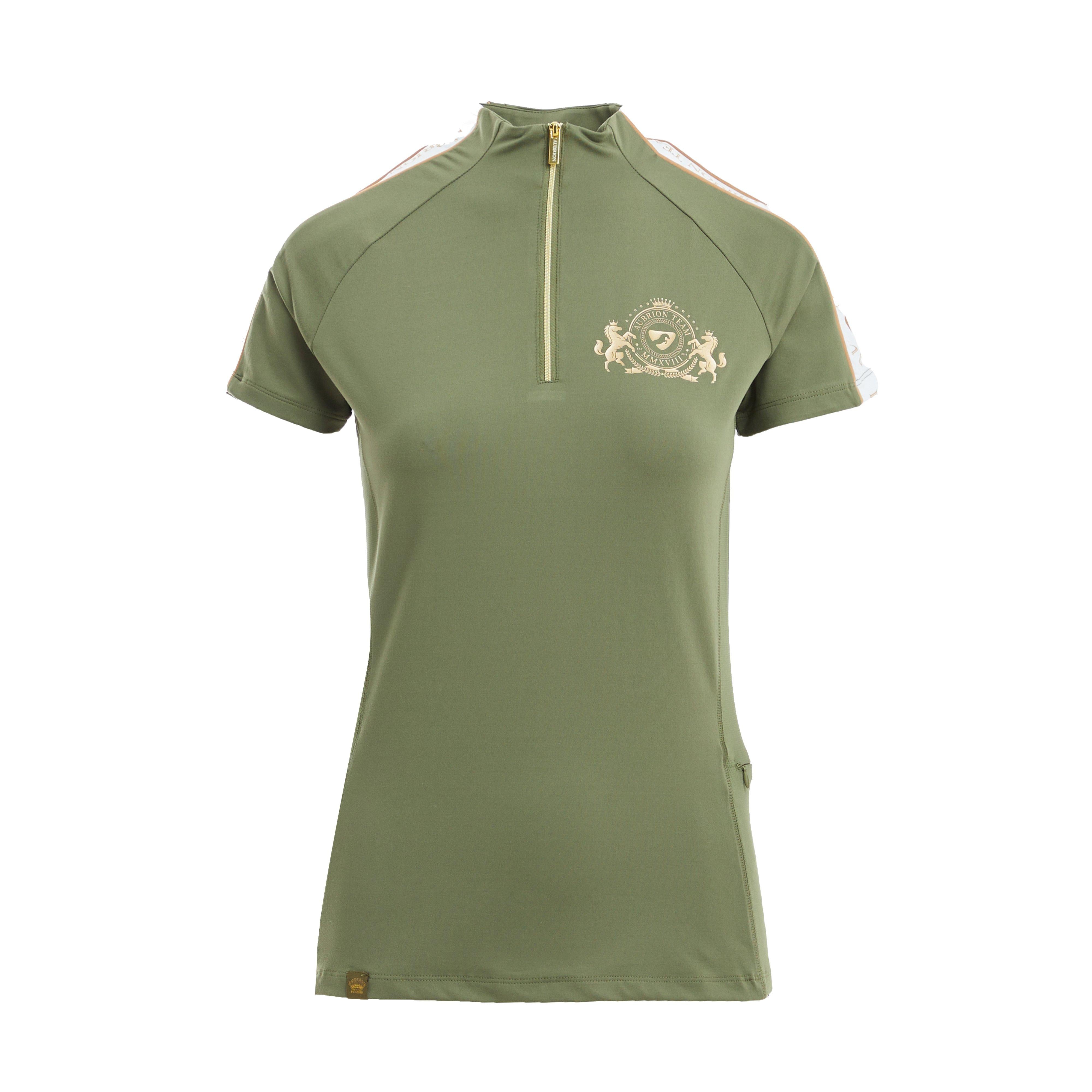 Womens Team Short Sleeved Base Layer Moss