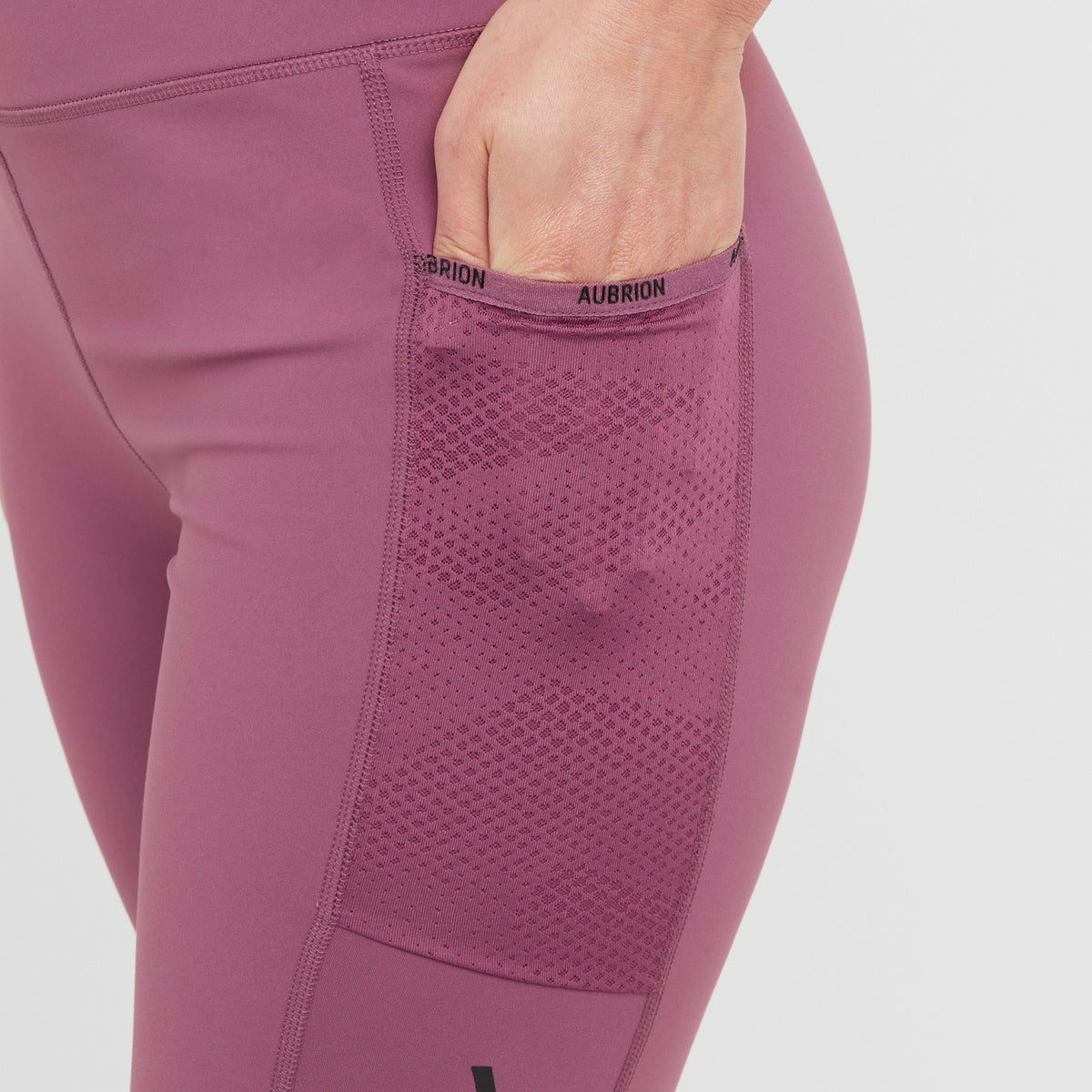 Womens React Non-Stop Riding Tights Mauve