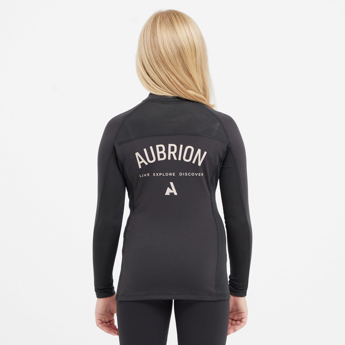 Young Rider React Long Sleeve Base Layer Shadow