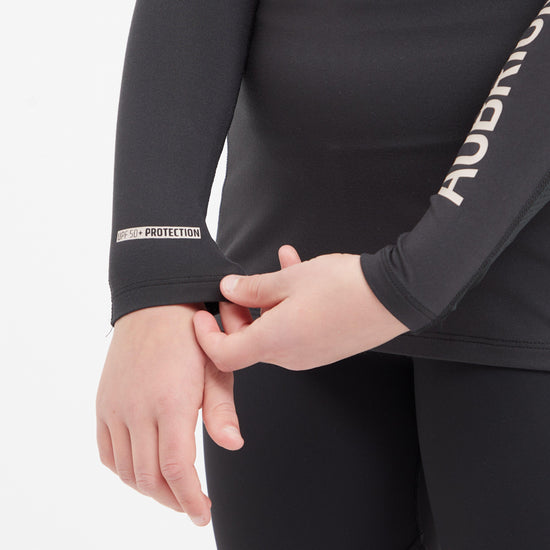 Young Rider React Long Sleeve Base Layer Shadow