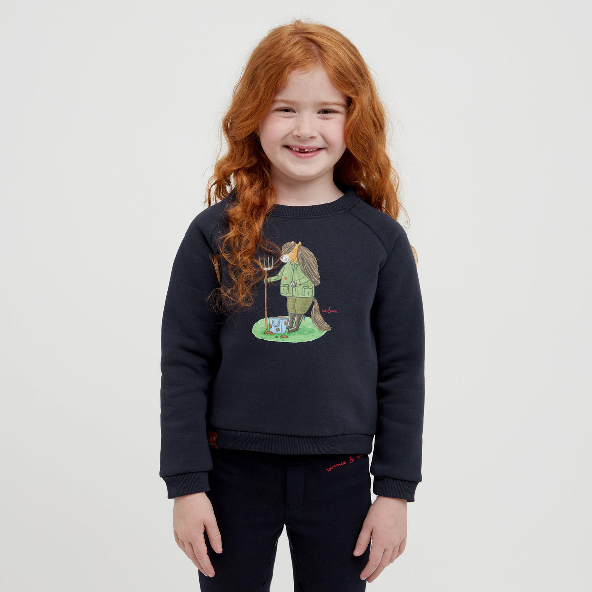 Kids Winnie & Me Sweatshirt Navy
