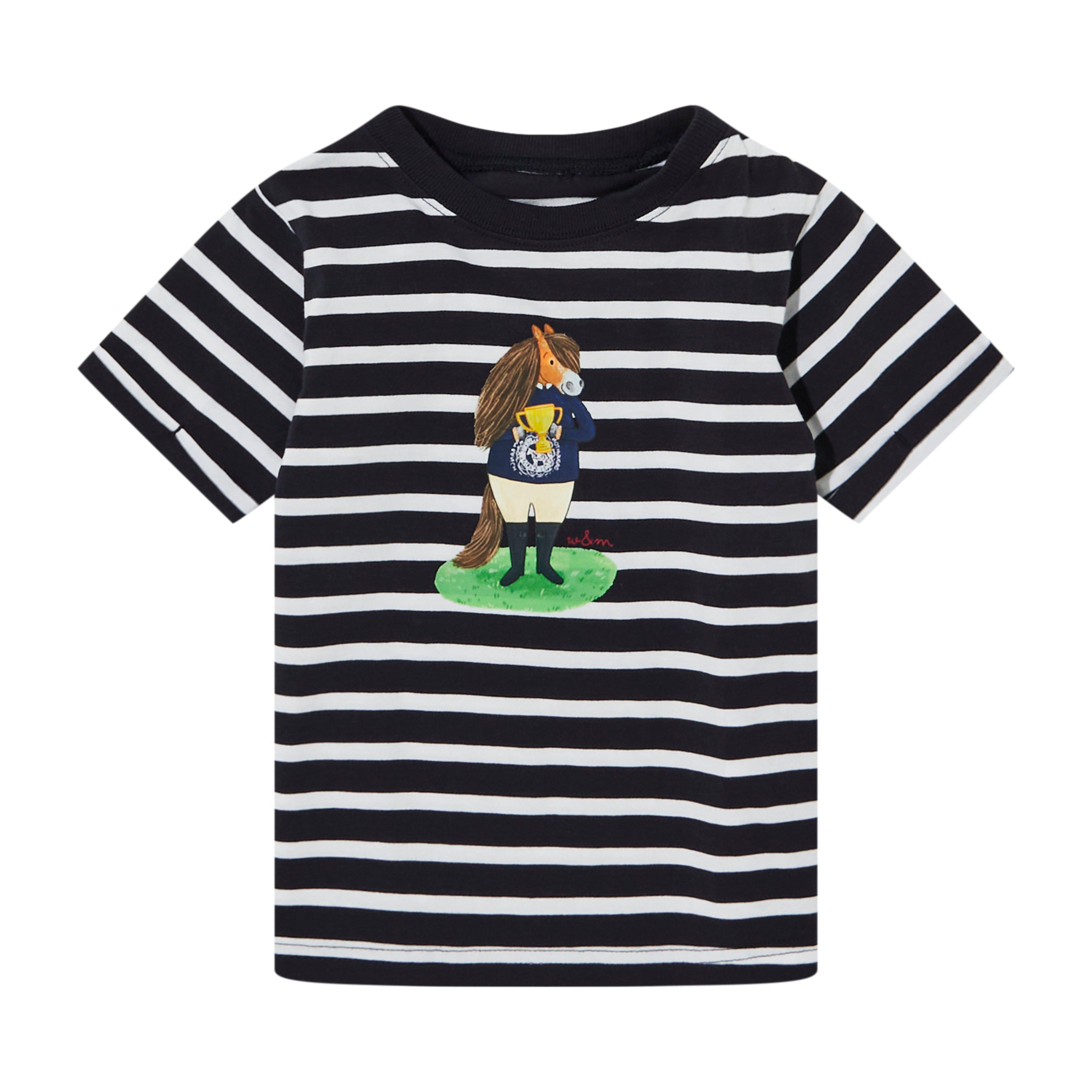 Kids Winnie & Me T-Shirt Navy Stripe