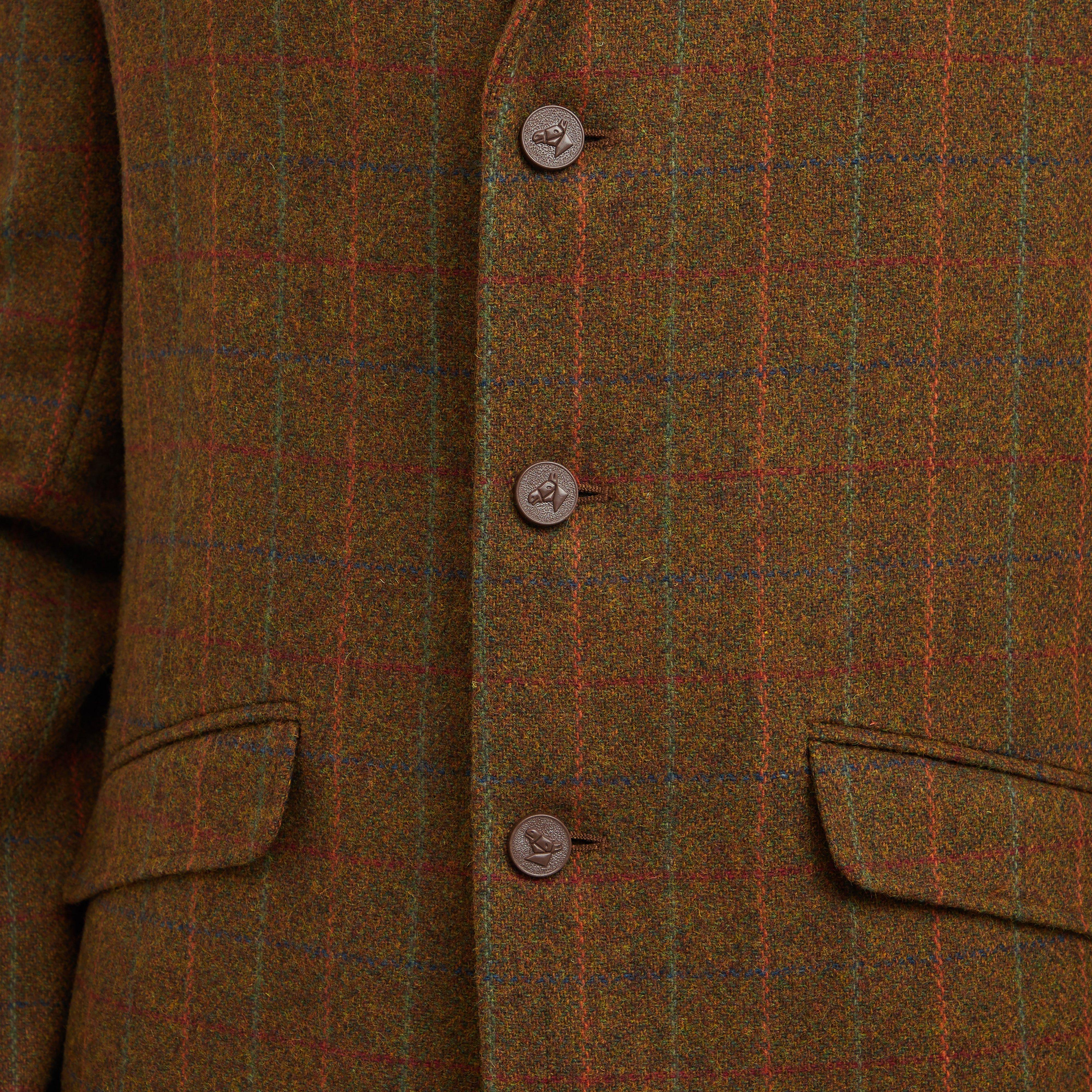 Mens Saratoga Show Jacket Rust Check