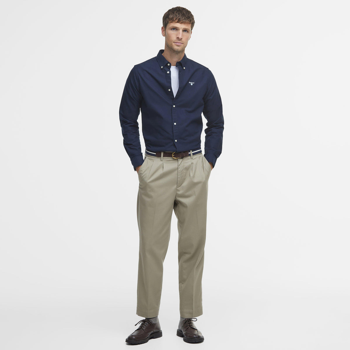 Mens Oxtown Tailored Shirt Navy