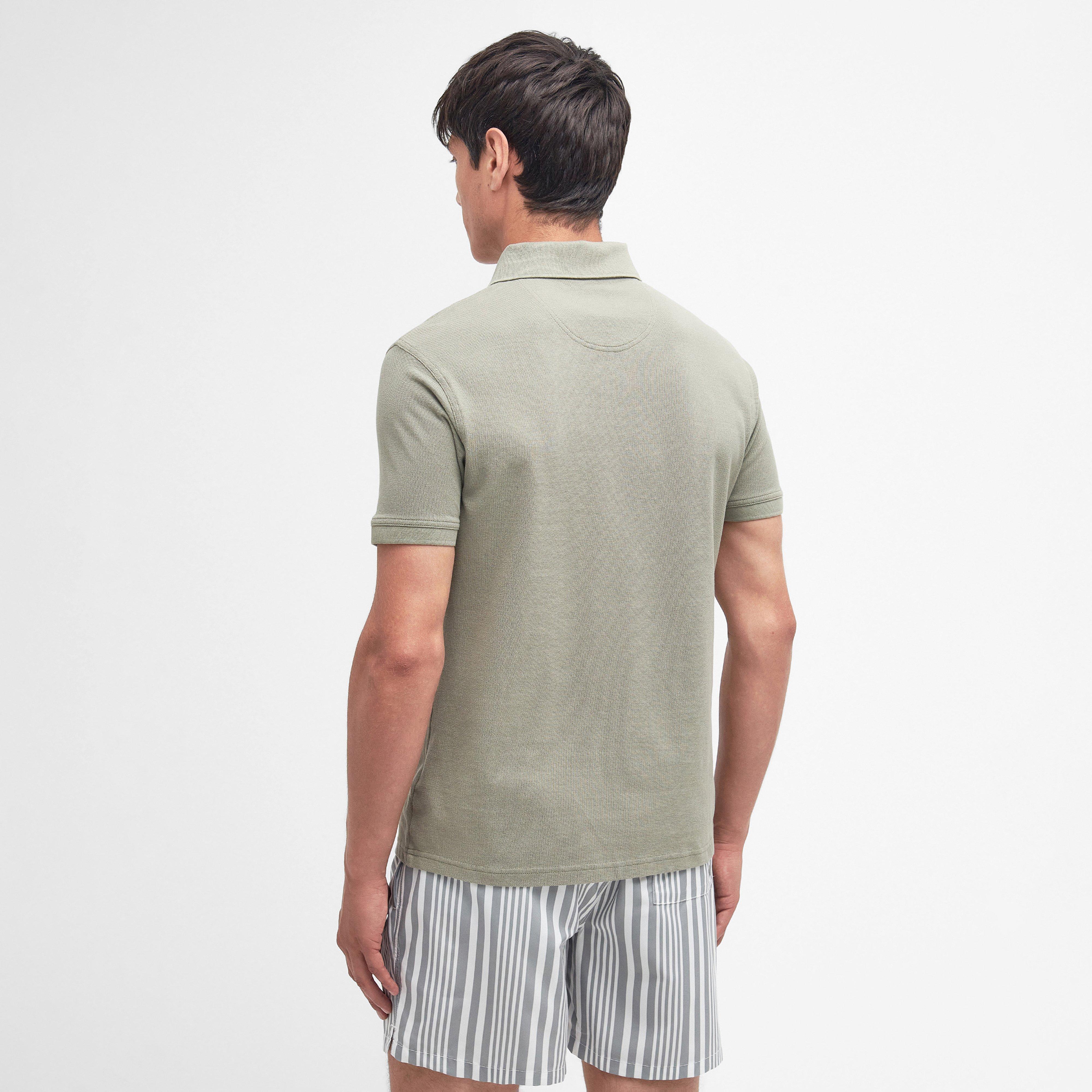 Mens Sports Polo Shirt Dusty Green