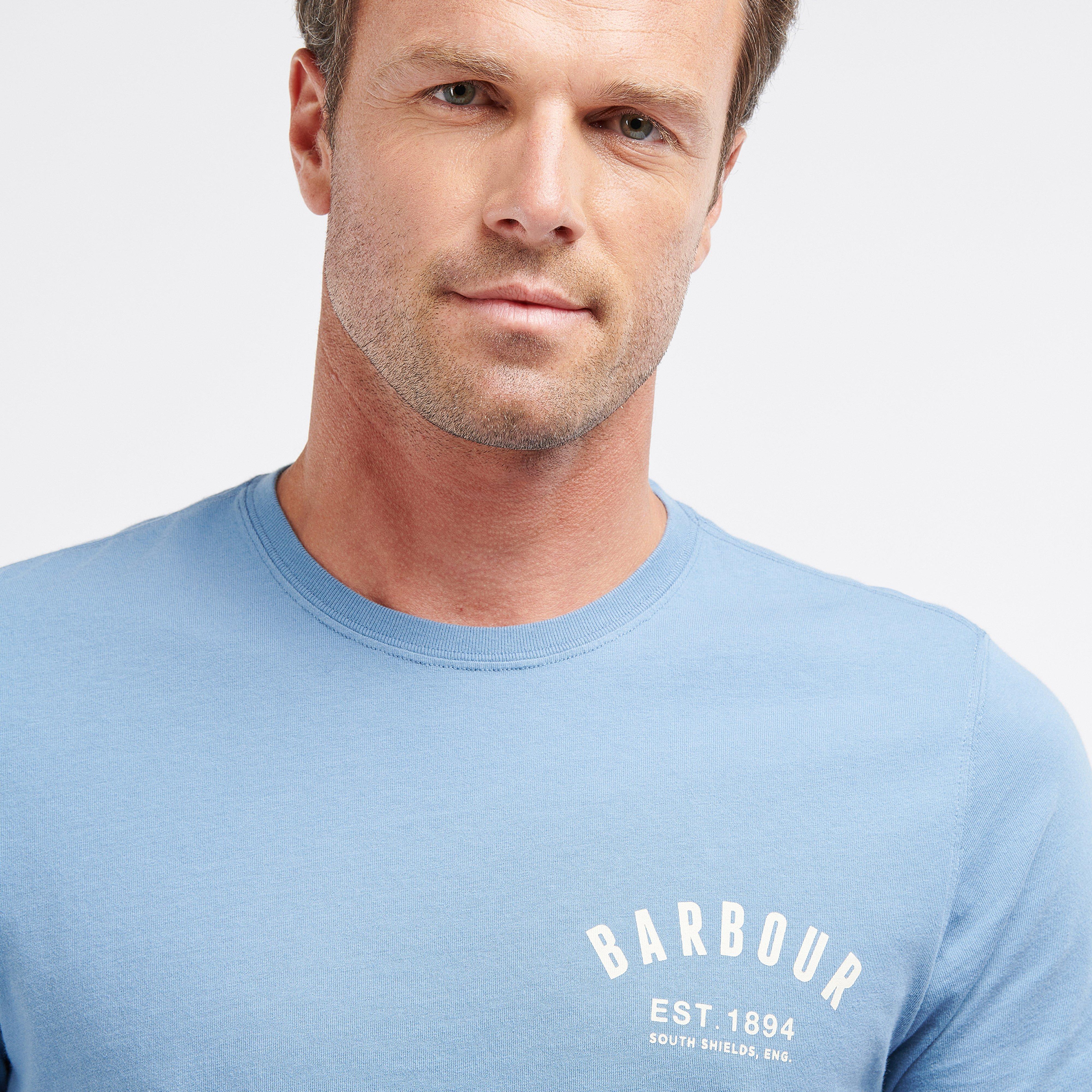 Mens Preppy T-Shirt Force Blue