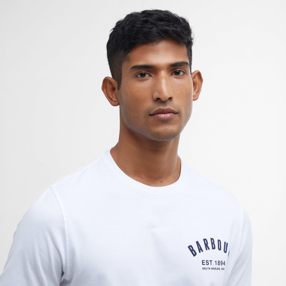 Mens Mens Preppy T-Shirt White