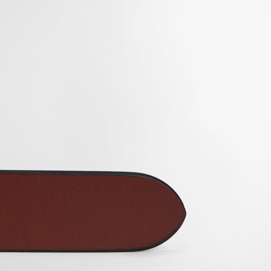 Mens Allanton Leather Belt Natural Tan