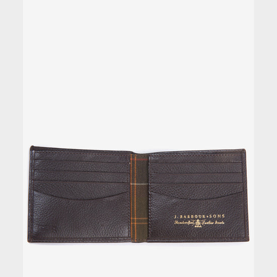 Mens Amble Leather Billfold Wallet Dark Brown