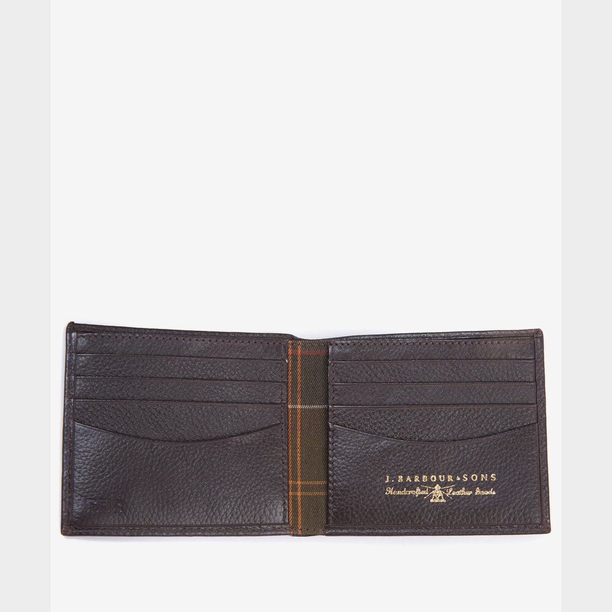 Mens Amble Leather Billfold Wallet Dark Brown