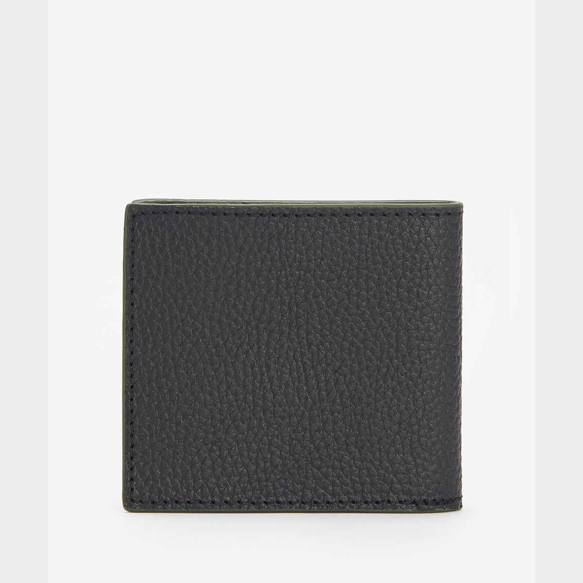 Grain Leather Billfold Wallet Black