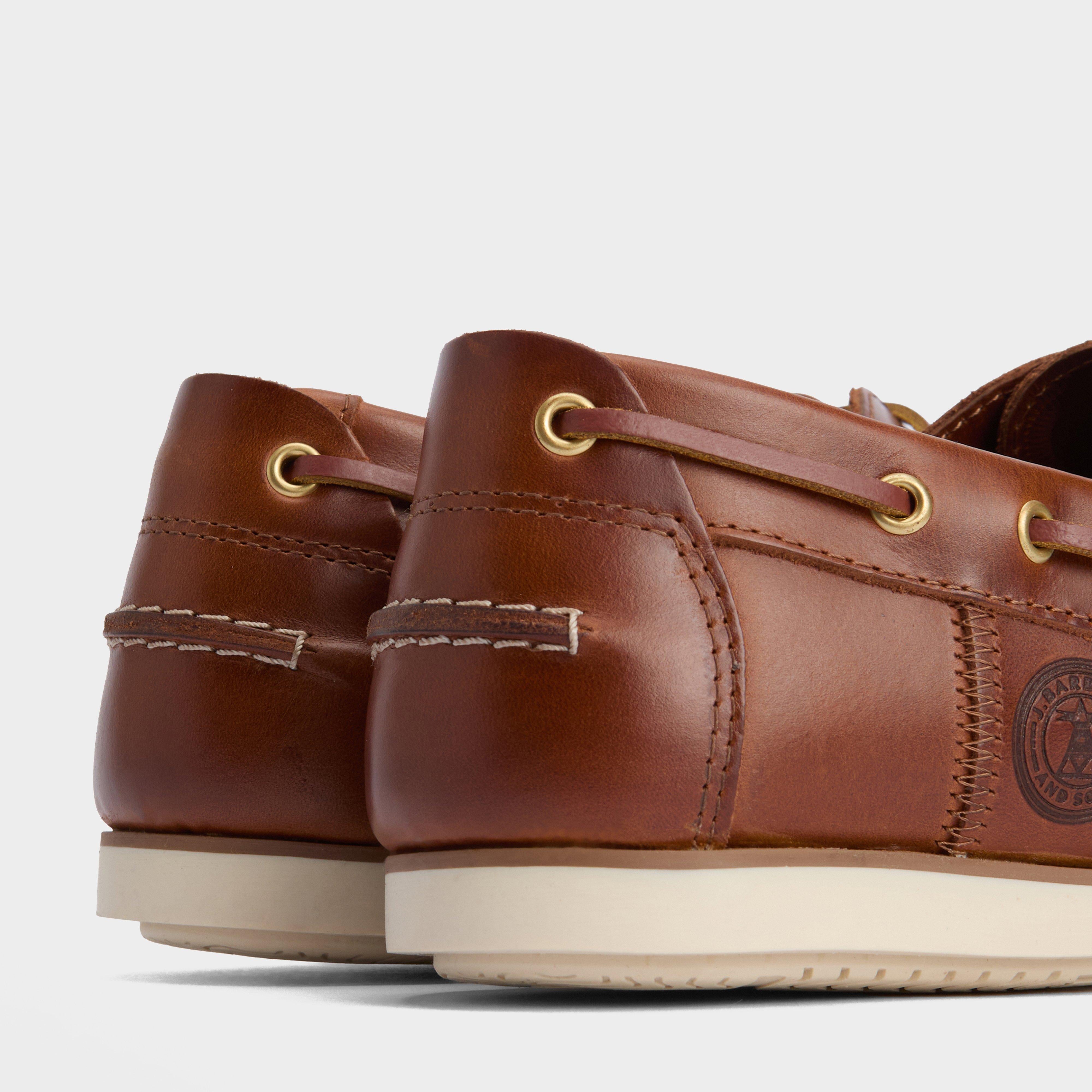 Mens Wake Boat Shoes Cognac