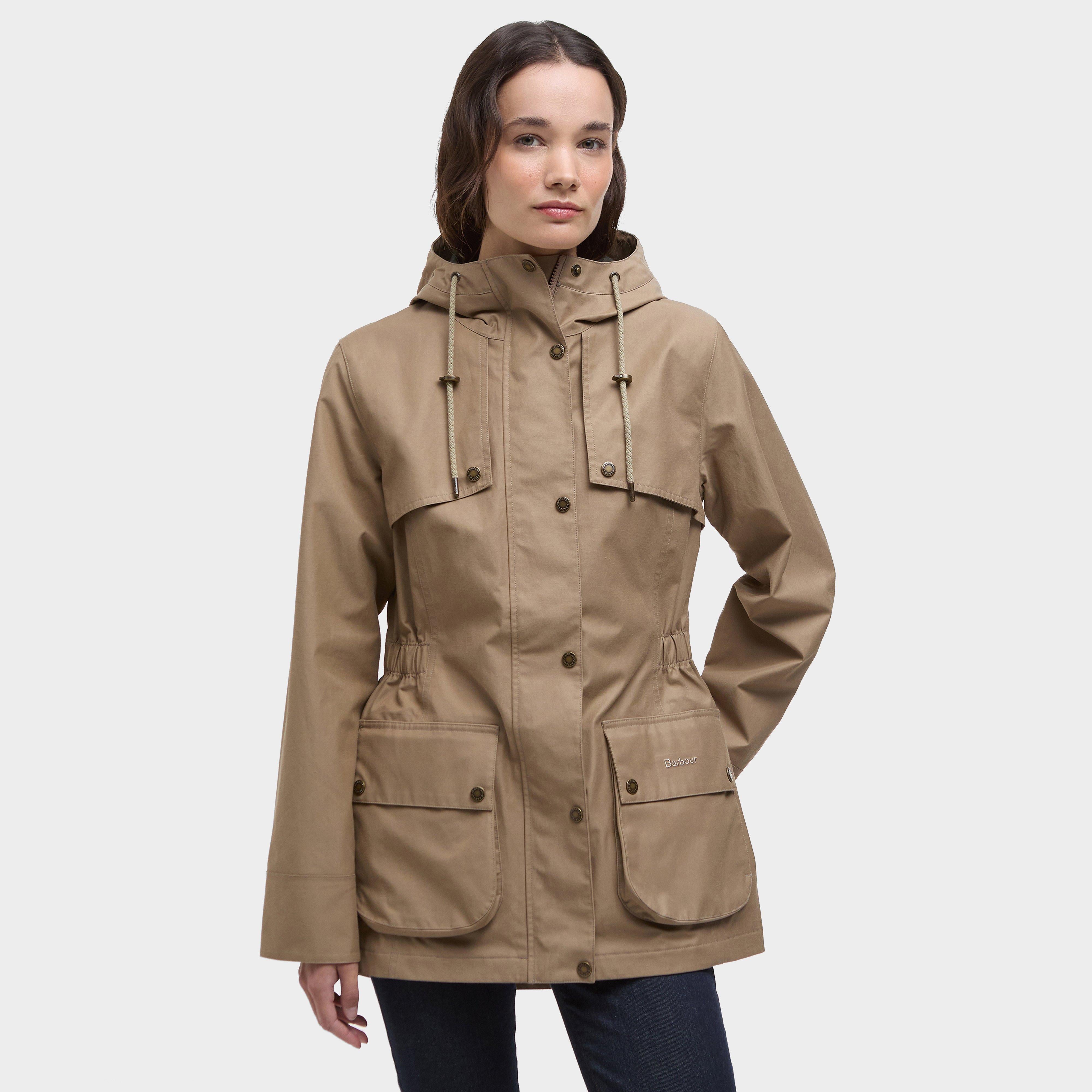Womens Maple Waterproof Jacket Military Brown