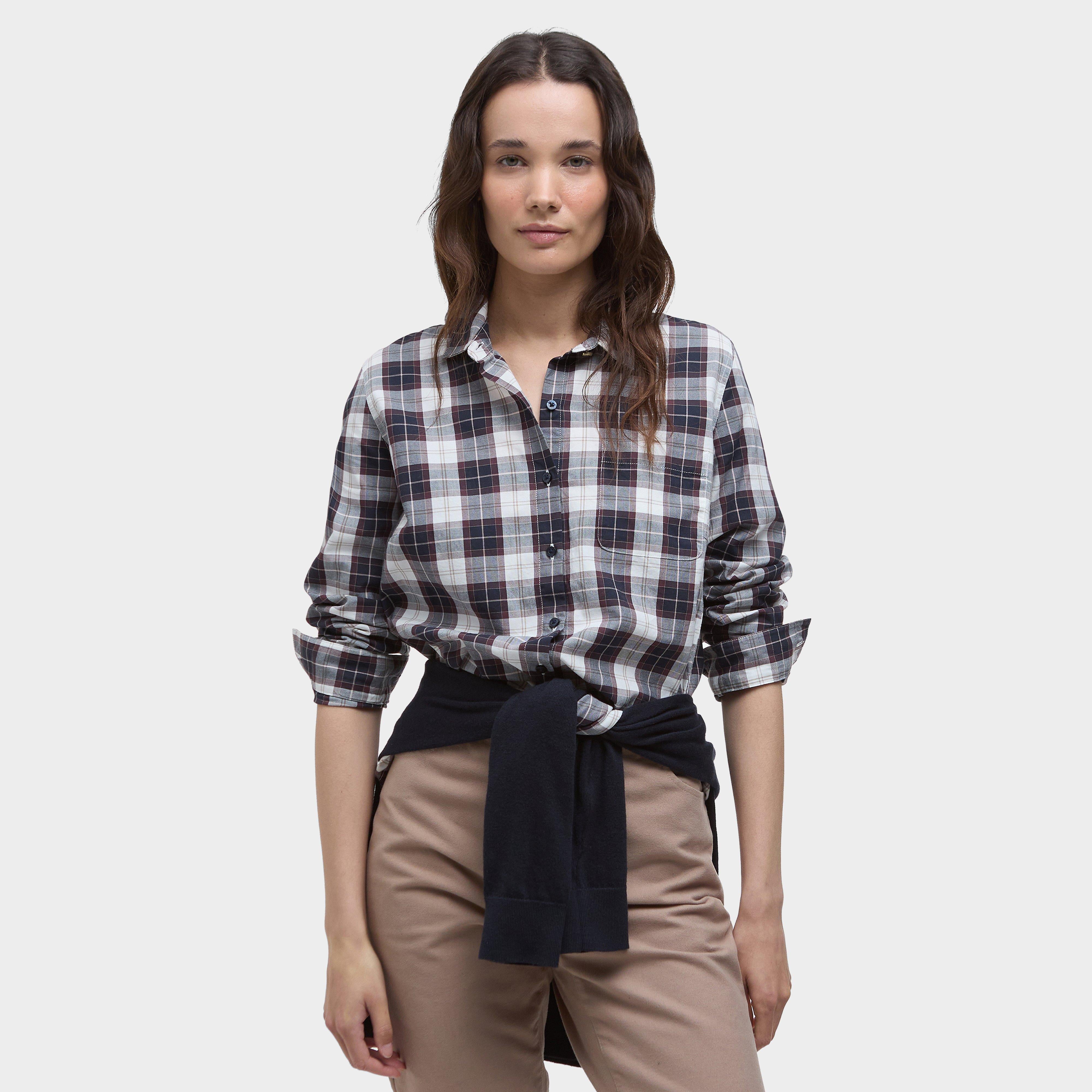 Womens Edda Shirt Gardenia Tartan