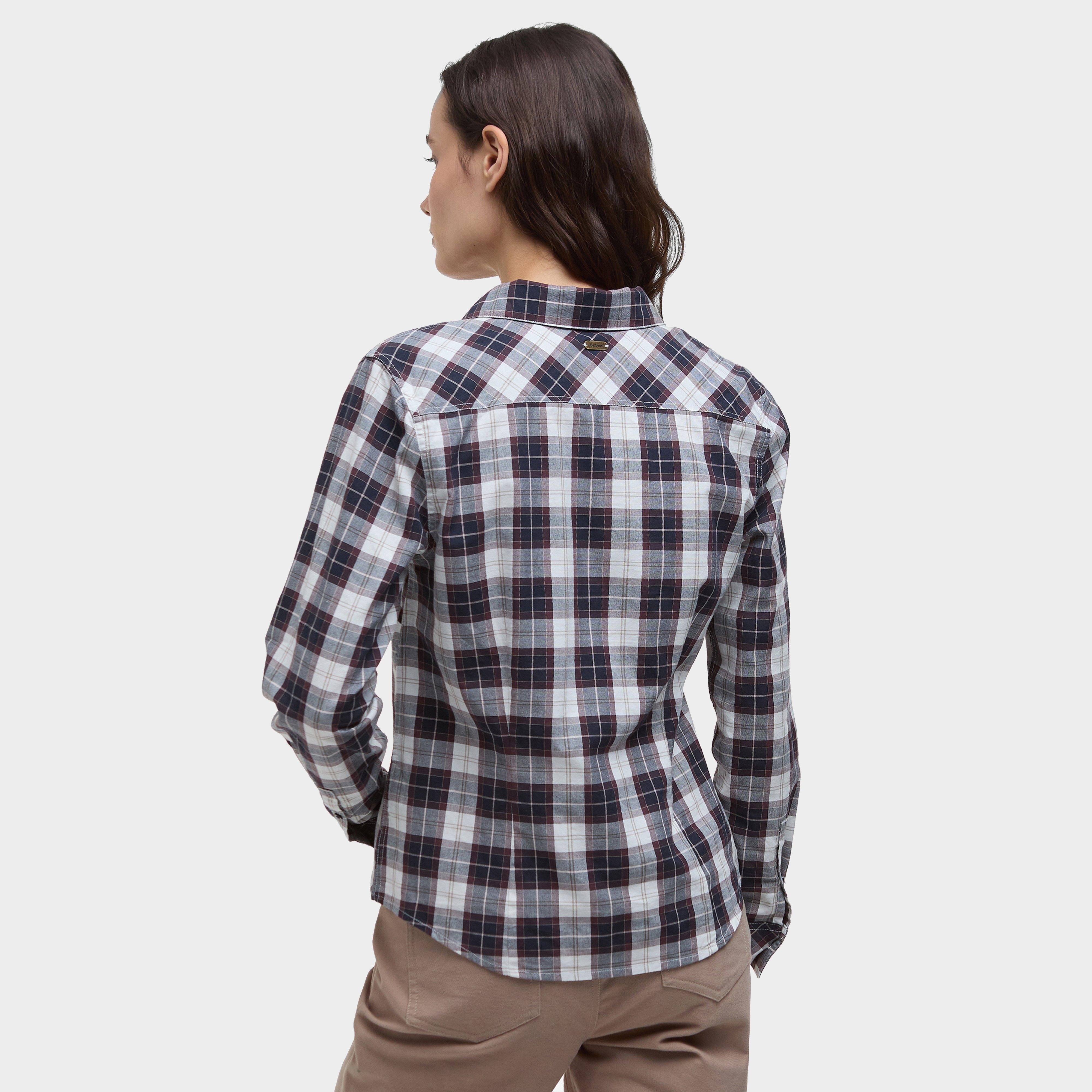 Womens Edda Shirt Gardenia Tartan