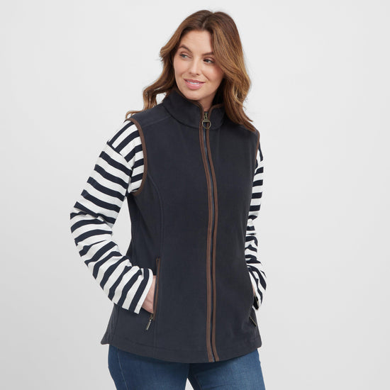 Womens Country Colton Fleece Gilet Navy
