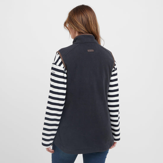Womens Country Colton Fleece Gilet Navy