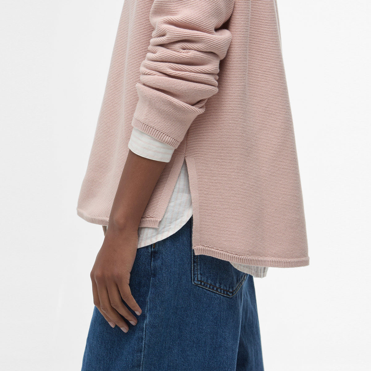 Womens Marine Knitted Jumper Primrose Pink